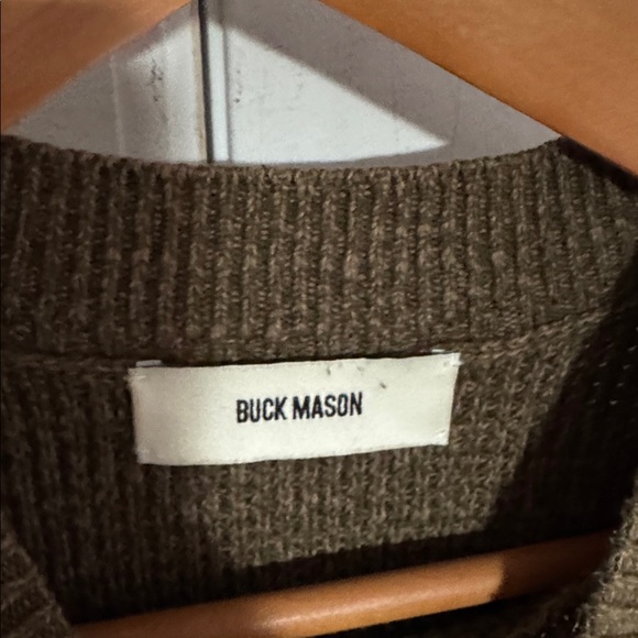 Buck Mason seafarer shrunken Crew Neck Sweater - Picture 4 of 9